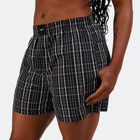 Boxer Shorts Coal Plaid