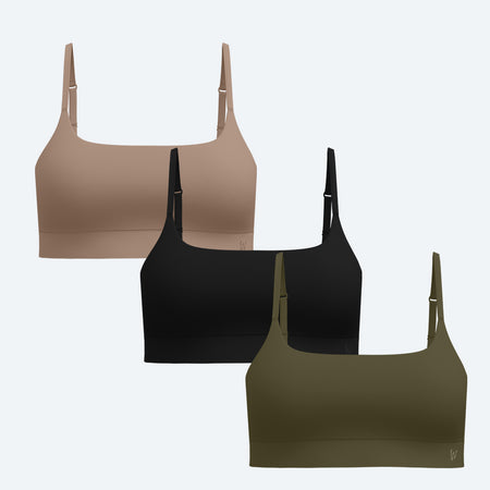 Bralette Luxe Energy  3-pack