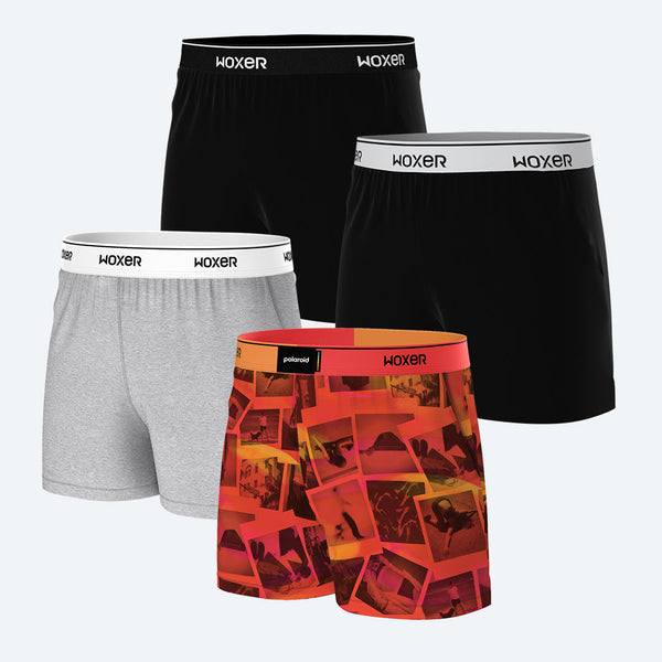 Dreamer Snap 3-Pack | Boxer Briefs for Women | Girls Boxer Shorts | Woxer