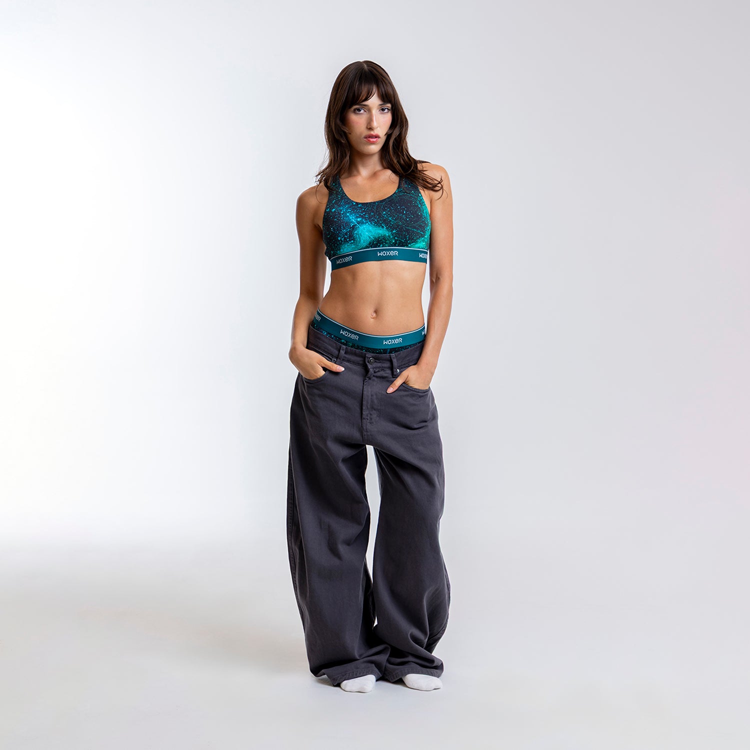 Baller Nebula Mint | Women's Boxers & Boy Shorts | Woxer