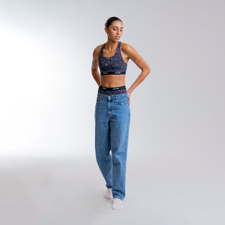 Alena wears a size S