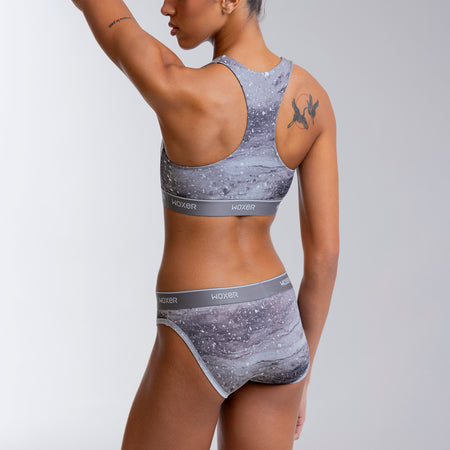 Alena wears a size S