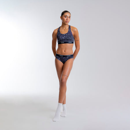 Alena wears a size S