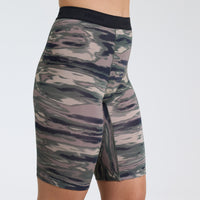 Biker High Waisted Canyon Camo