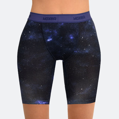 Biker High Waisted Night Sky