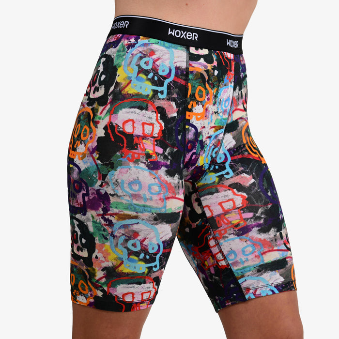 Biker High Waisted Ghost 4-Pack