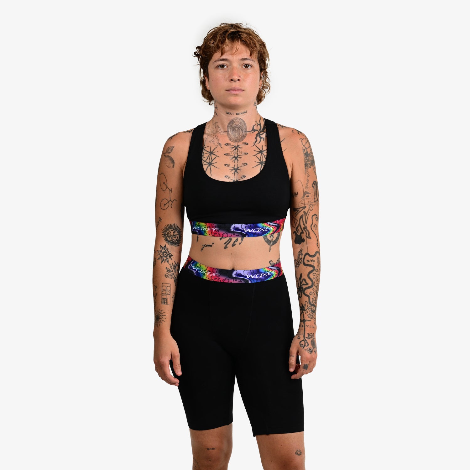 Biker High Waisted Midnight Ghosts