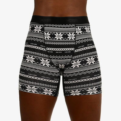 Baller High Waisted B&W Fair Isle