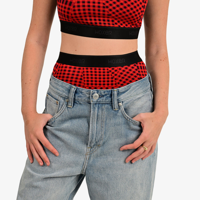 Baller High Waisted Patchwork 4-Pack