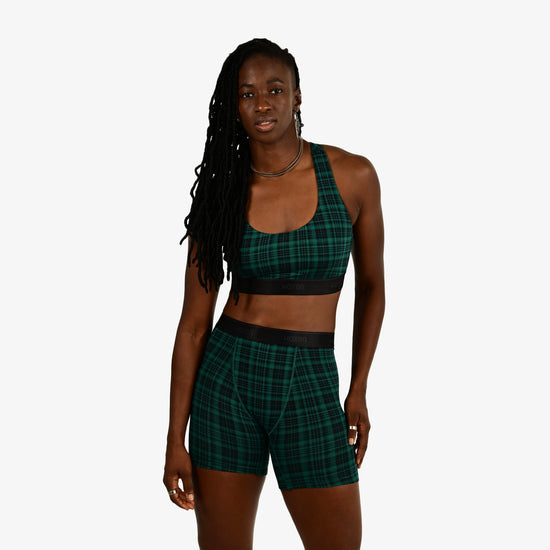 Baller High Waisted Tartan 4-Pack