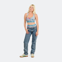 Biker High Waisted Painted Disco