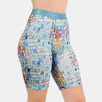 Biker High Waisted Painted Disco