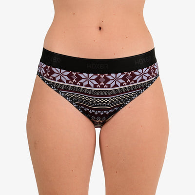 Bikini Ice Cranberry Fair Isle