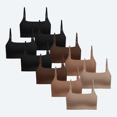 Luxe Bralette Neutrals 10-Pack