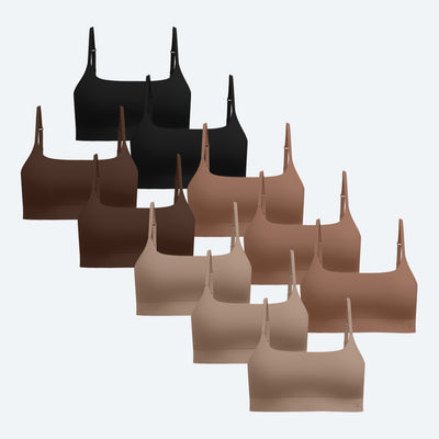 Luxe Bralette Tones 10-Pack