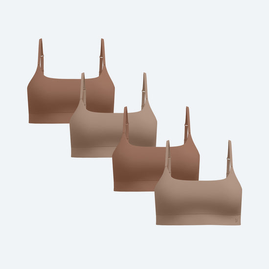 Luxe Bralette Tones 4-Pack