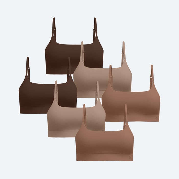 Luxe Bralette Tones 6-Pack