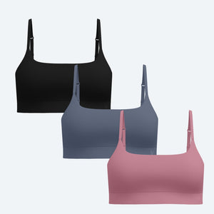 Luxe Bralette Prairie 3-Pack