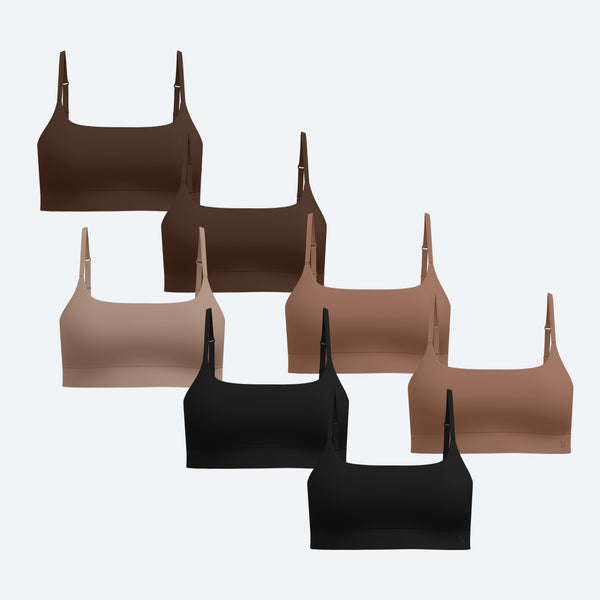 Luxe Bralette Neutrals 7-Pack