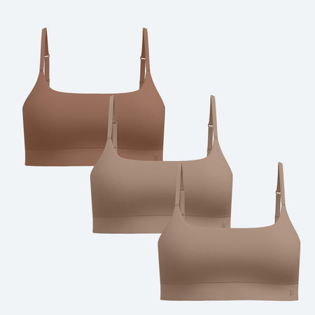 Luxe Bralette Tones 3-Pack