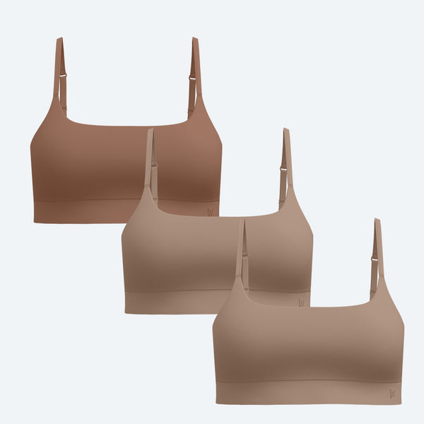 Luxe Bralette Tones 3-Pack
