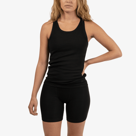 Rib Tank Black 7-Pack