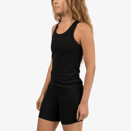 Rib Tank Black 7-Pack