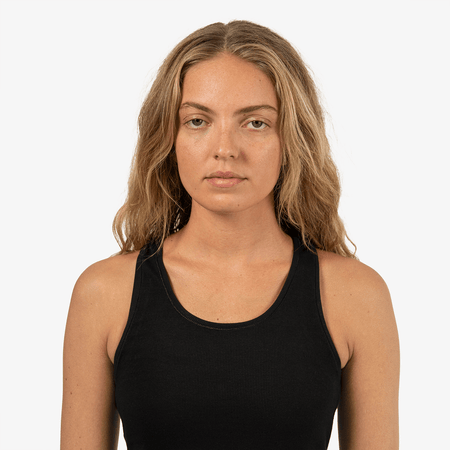 Rib Tank Black 3-Pack