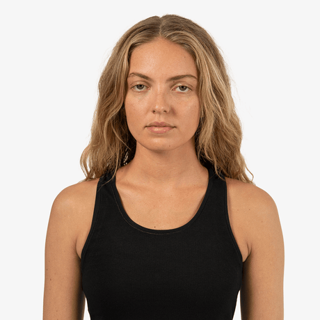 Rib Tank Black 3-Pack