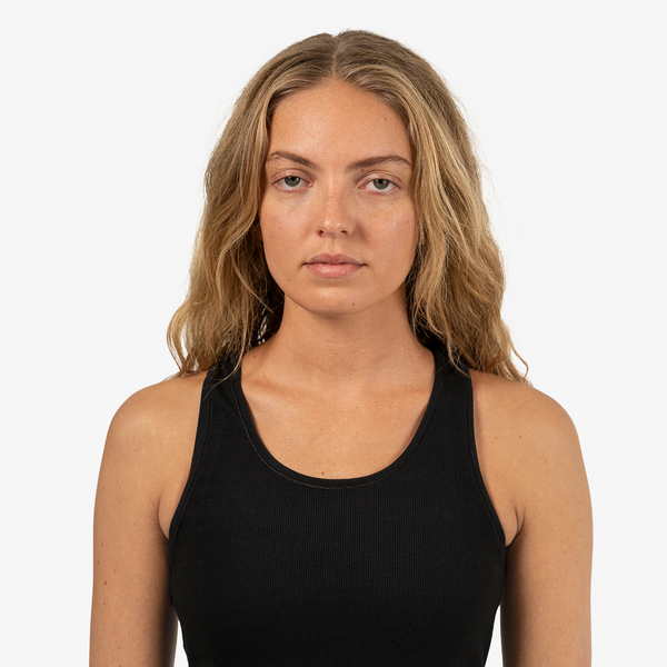 Rib Tank Black 3-Pack