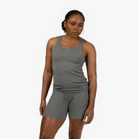 Rib Tank Heather Grey