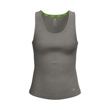Rib Tank Heather Grey