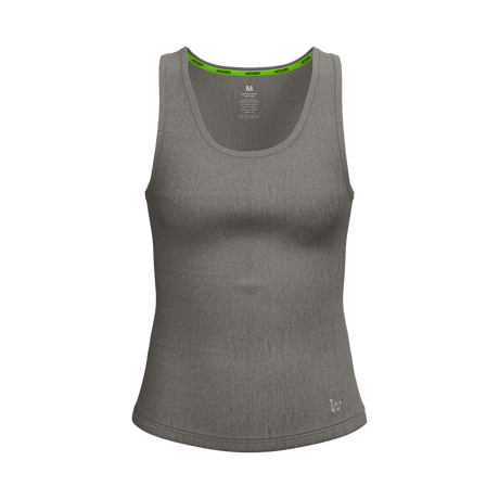 Rib Tank Heather Grey
