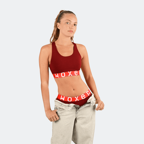 Angelica wears a size S