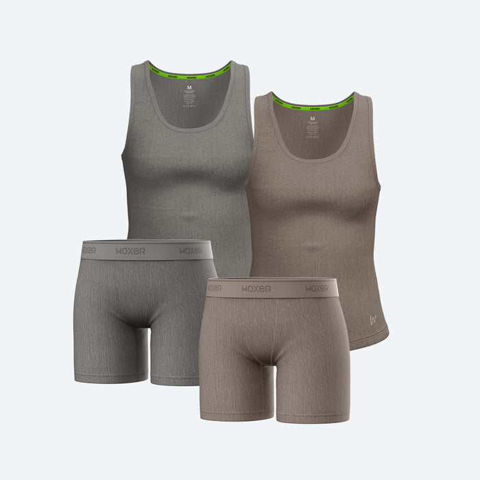 Rib Fawn Set 4-Pack