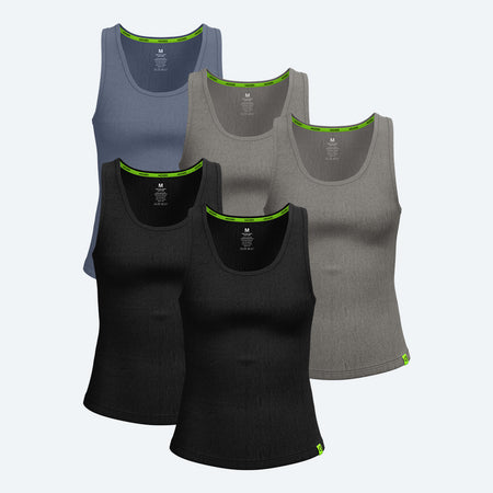 Rib Tank Timeless 5-Pack