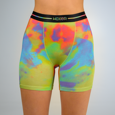 Baller High Waisted Iridescent Tie-Dye