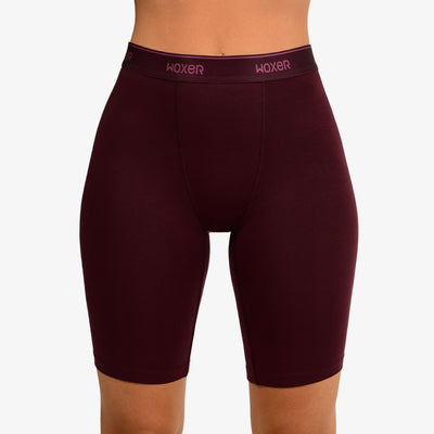 Biker High Waisted Cranberry