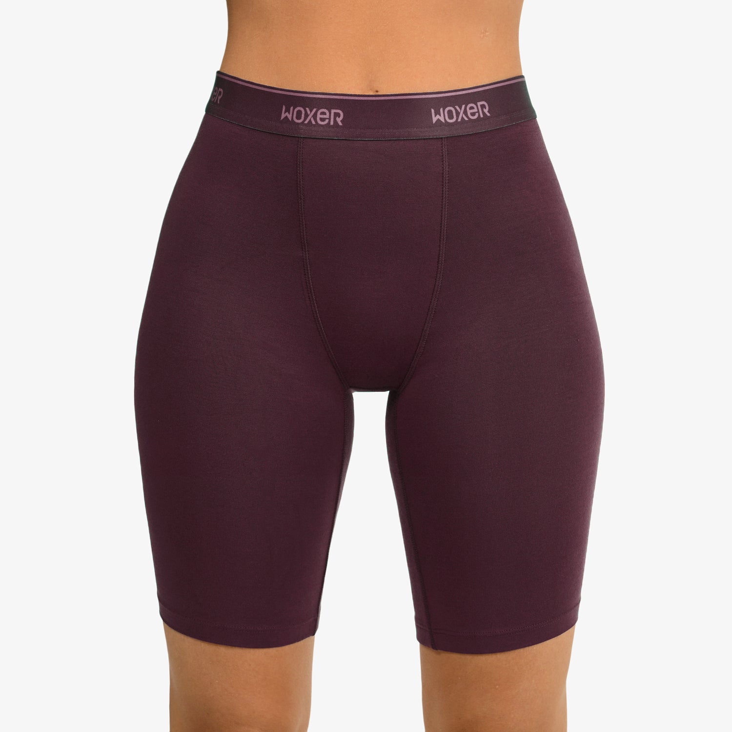 Biker High Waisted Cranberry