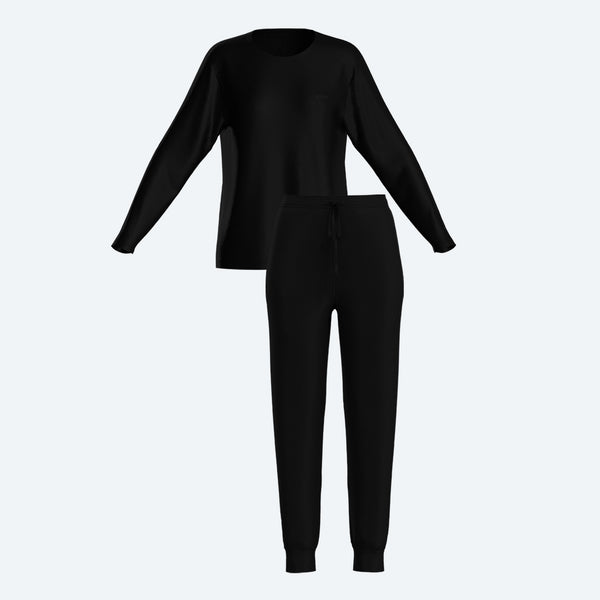 Sleep Set Long Sleeve Black
