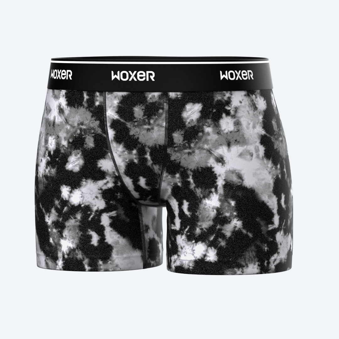 Star Black Tie Dye | Women's Boxer's & Boy Shorts | Woxer