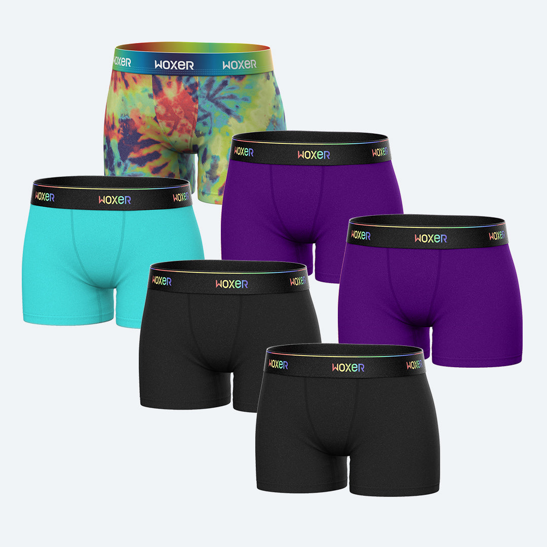 Star Ally 6-Pack | Women's Boxer's & Boy Shorts | Woxer
