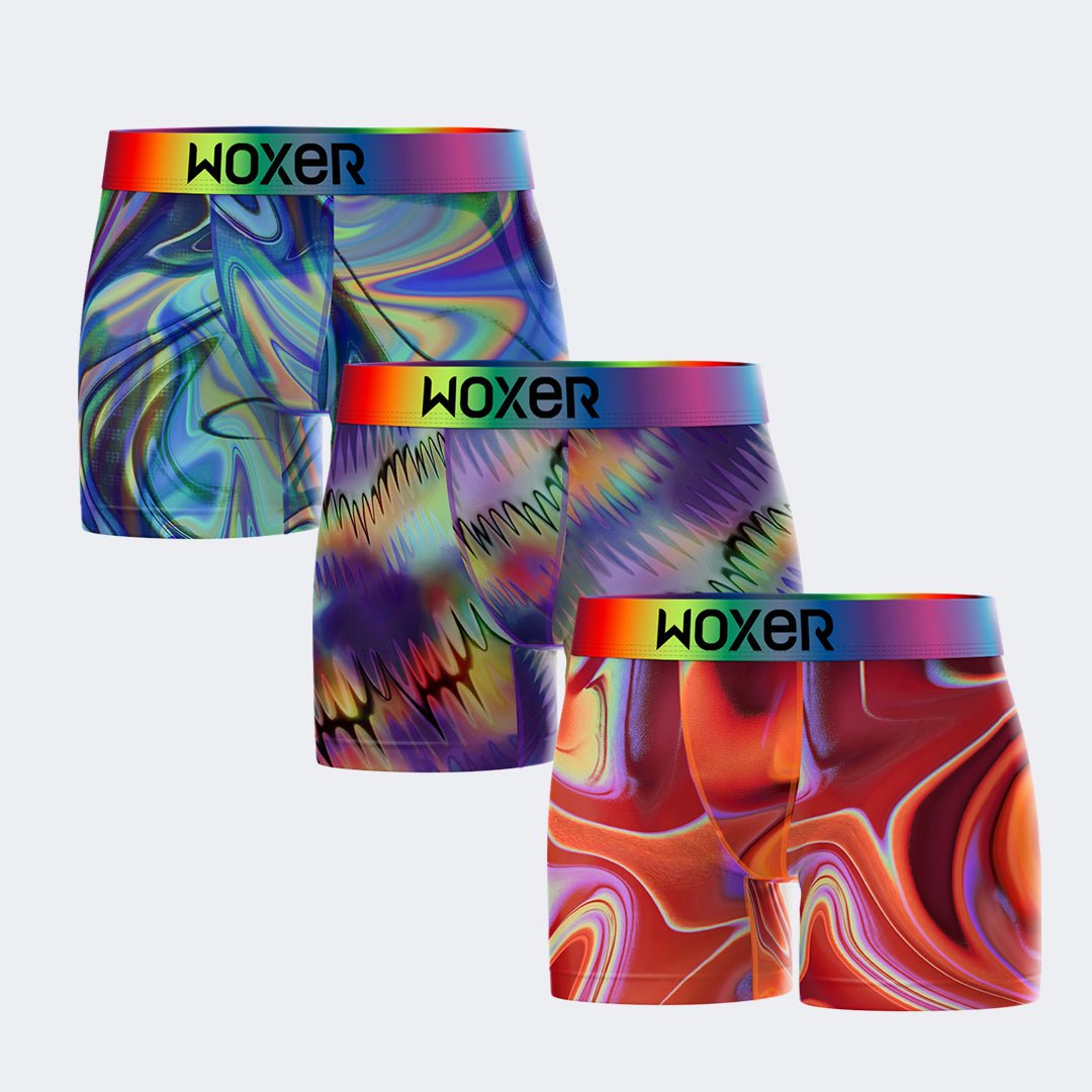 Star Vivid 3-Pack | Women's Boxers & Boy Shorts | Woxer
