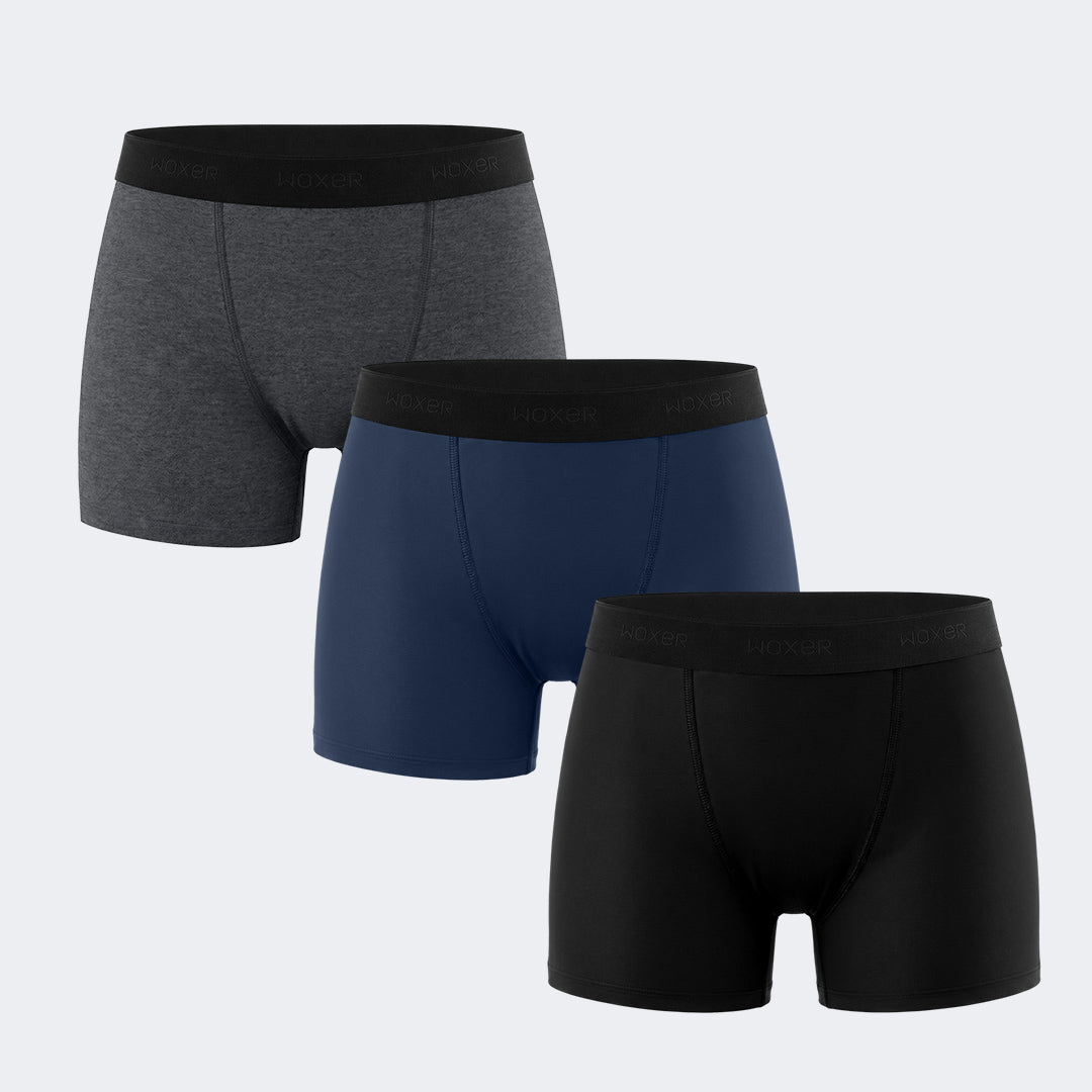 3-Pack Boxer Briefs | Light Absorbency & Leak Protection
