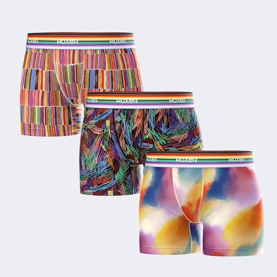Star Vivid 3-Pack | Women's Boxers & Boy Shorts | Woxer