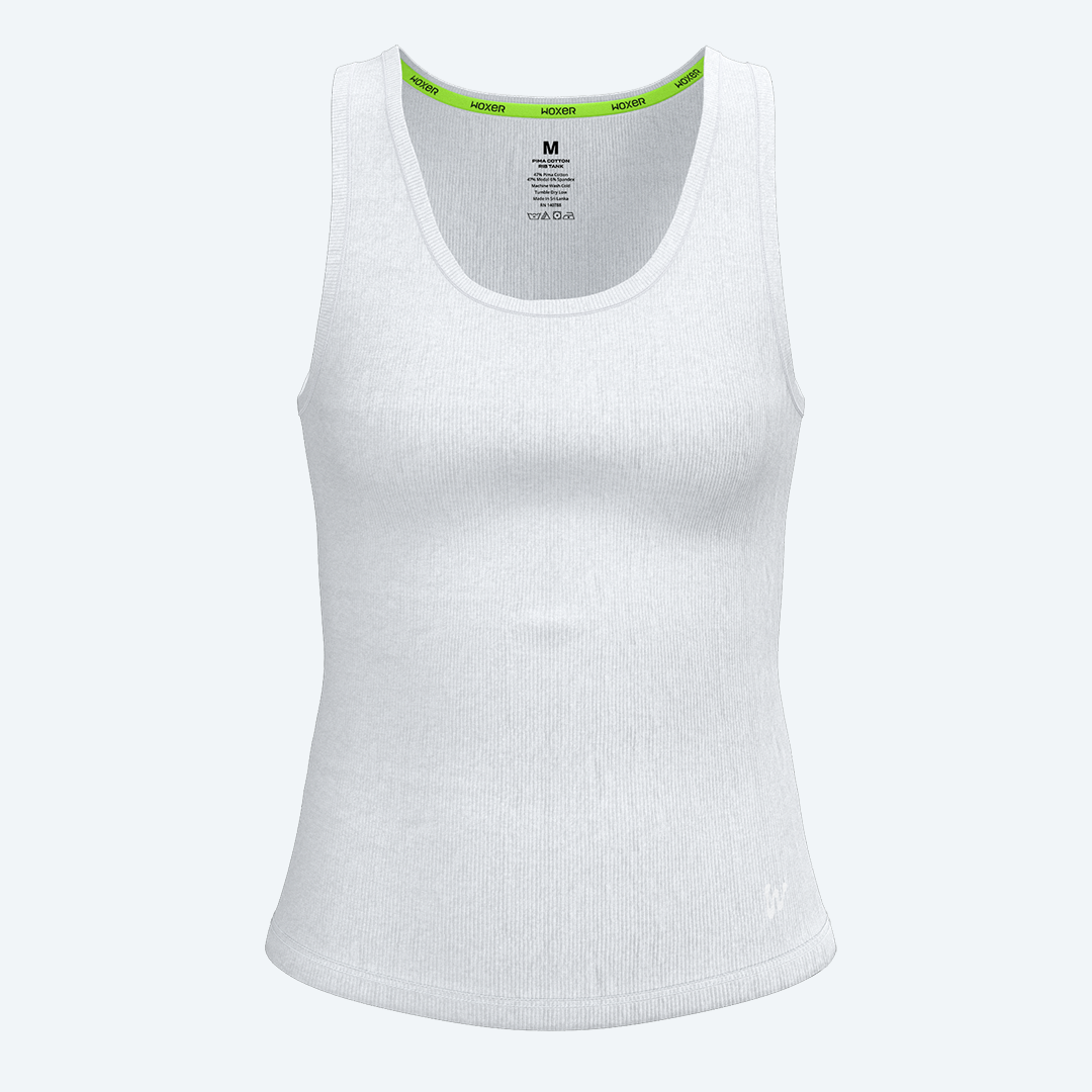 Rib Tank White