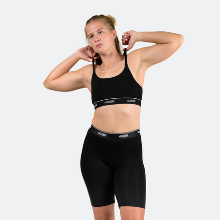Biker High Waisted Black 2.0 7-Pack