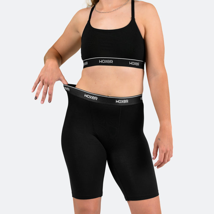 Biker High Waisted Black 2.0 10-Pack