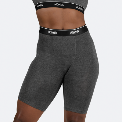 Biker High Waisted Charcoal Heather 2.0