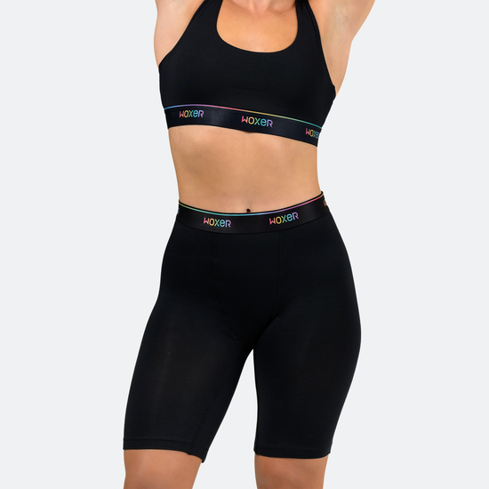 Biker High Waisted Pride Black 4-Pack